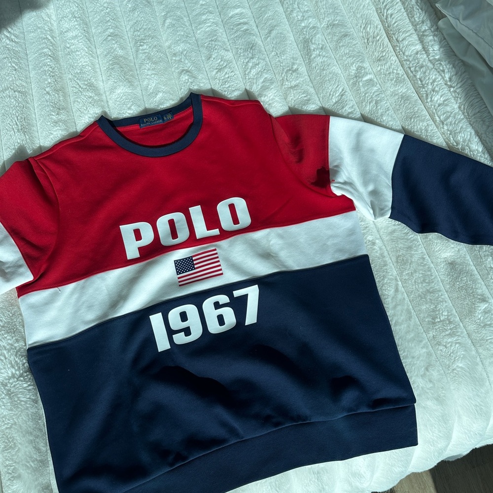 Polo Ralph Lauren 1967 Red and Navy Crewneck